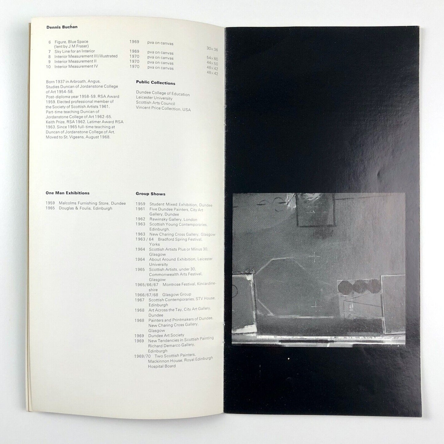 Seven Painters in Dundee: Neil Dallas Brown, Dennis Duchan, Peter Collins, Ian Fearn, James Howie, James Morrison, John Knox | Scottish Arts Council, 1970