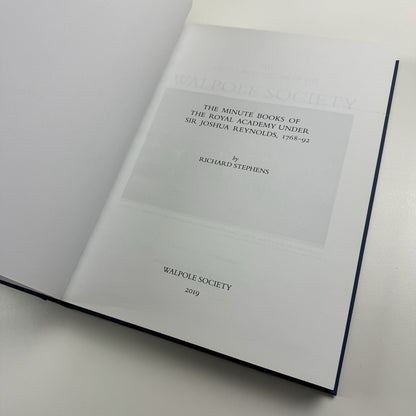 The Eighty-first volume of The Walpole Society 2019 | Royal Academy / Joshua Reynolds