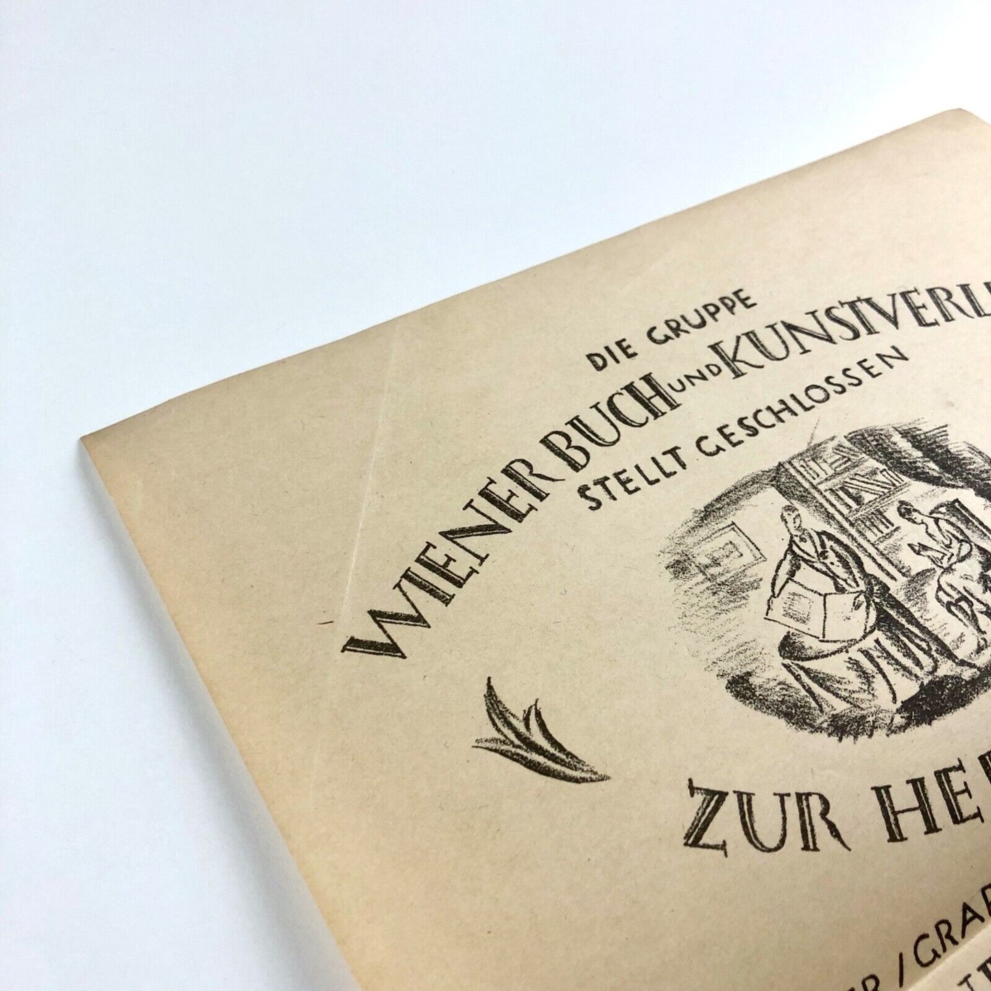 Die Gruppe Wiener Buch und Kunstverleger zur Herbstmesse Würthle | Julius Kimpel | Undated, presumed 1920/30s