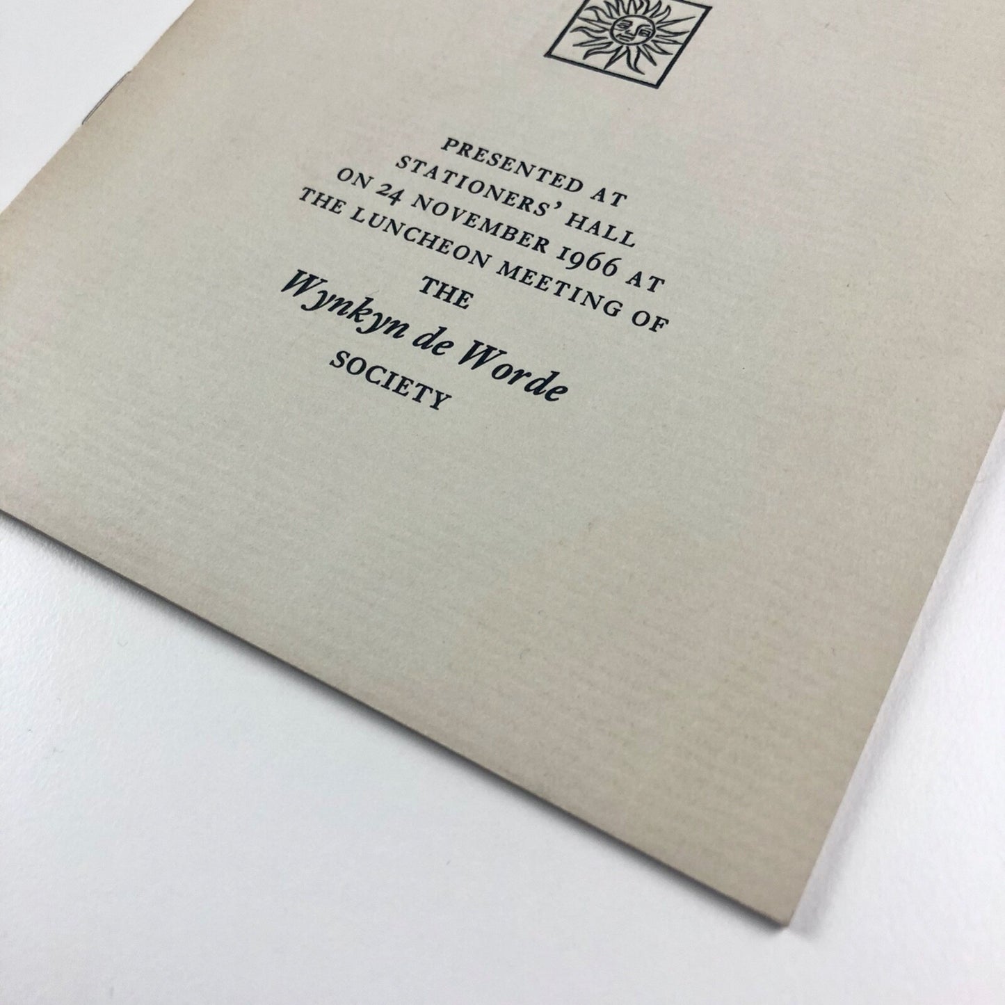 The Future of Style by Christopher Cornford RCA | Wynkyn de Worde 1966