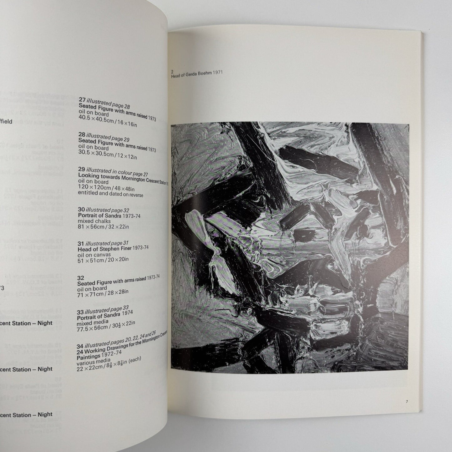Frank Auerbach | Marlborough Fine Art | Catalogue, April – May 1974