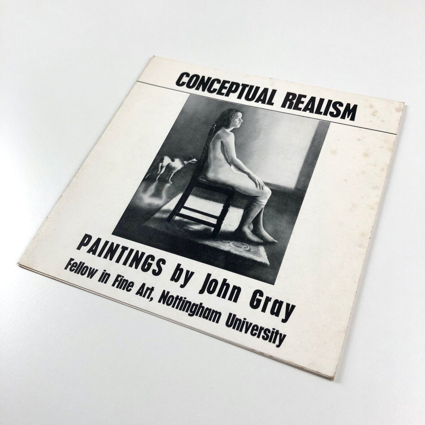 Paintings John Gray - Conceptual Realism | Nottingham University Art Gallery leaflet, 1977