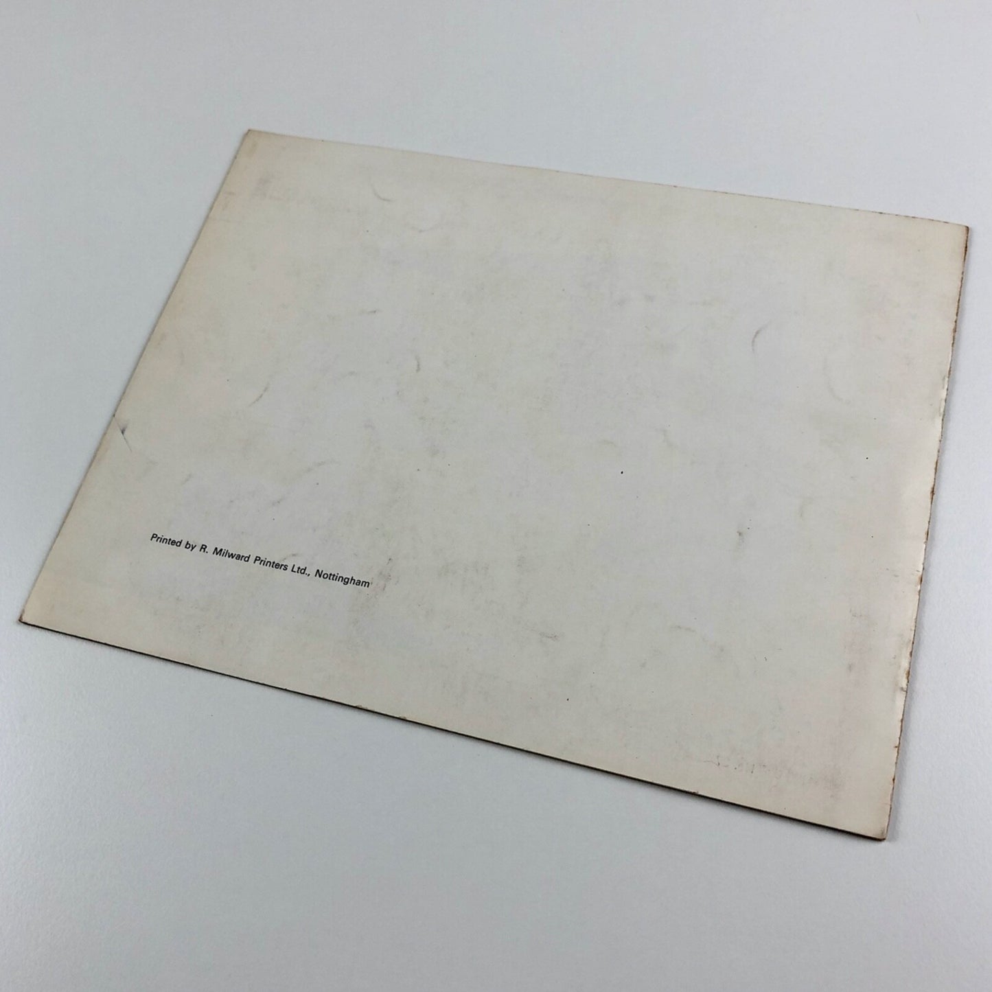 Gavin Robson – retrospective exhibition | Nottingham University Art Gallery card, 1977