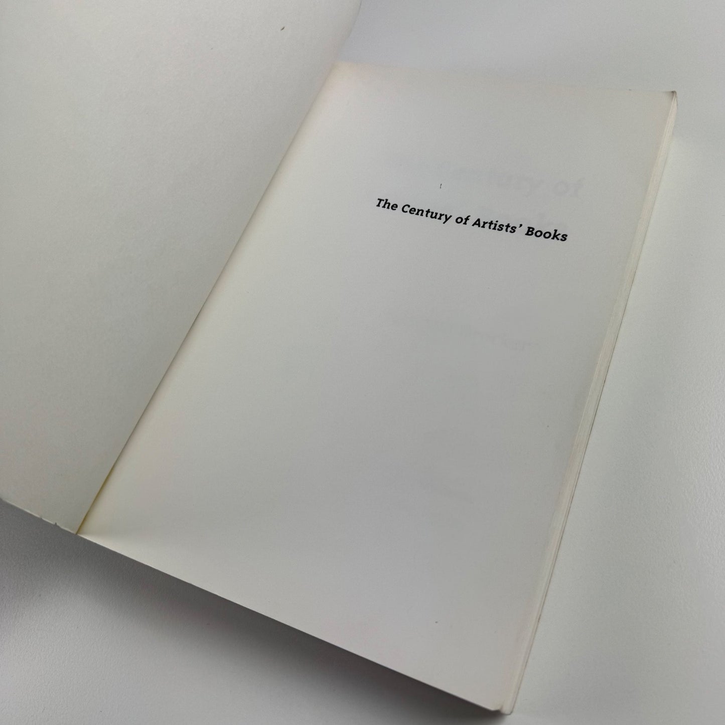 The Century of Artists’ Book by Johanna Drucker | Granary Books, 1995