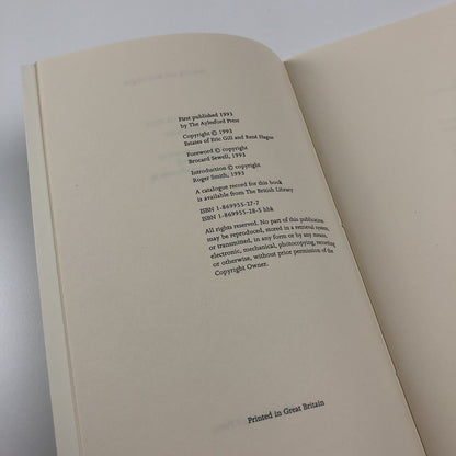 Hague and Gill on Printing | The Aylesford Press | 1993 softback edition