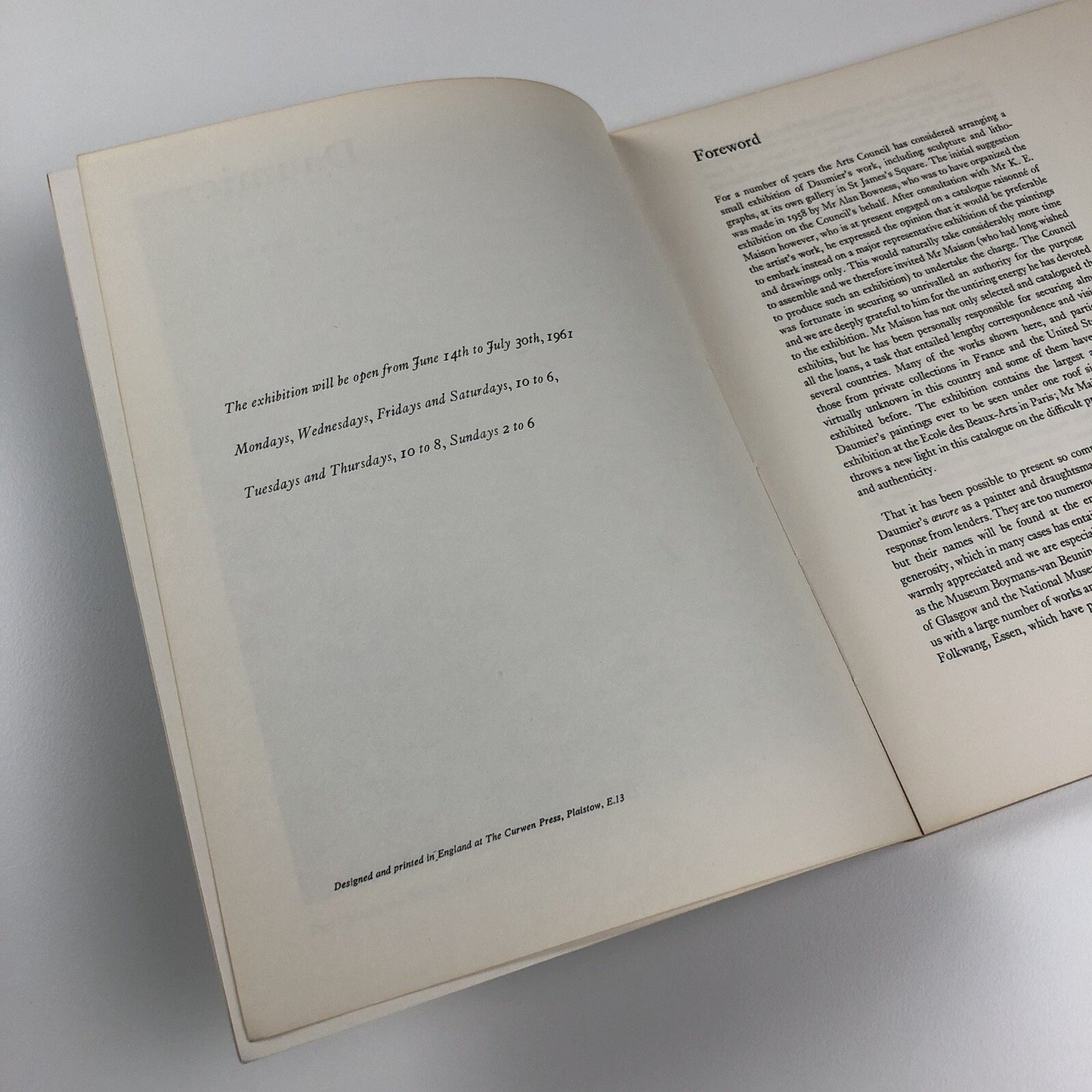 Daumier Paintings and Drawings | Arts Council Tate Gallery catalogue, 1961