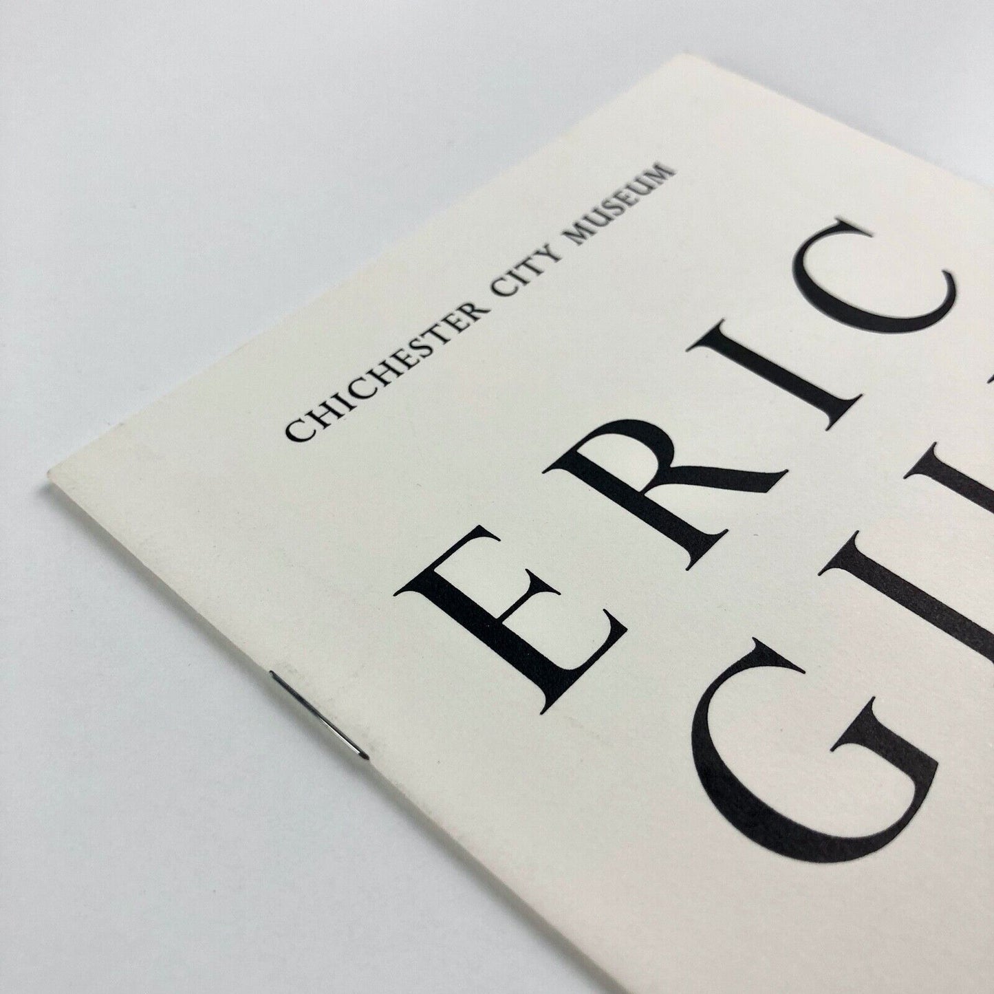 Eric Gill. An Introduction to his Work | Chichester City Museum, 1964