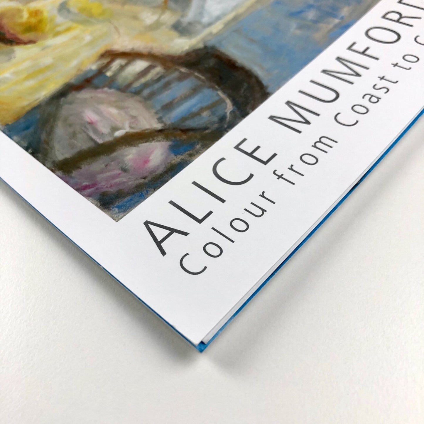 Alice Mumford. Colour from Coast to Coast | Folded card, invitation and price list, 2015