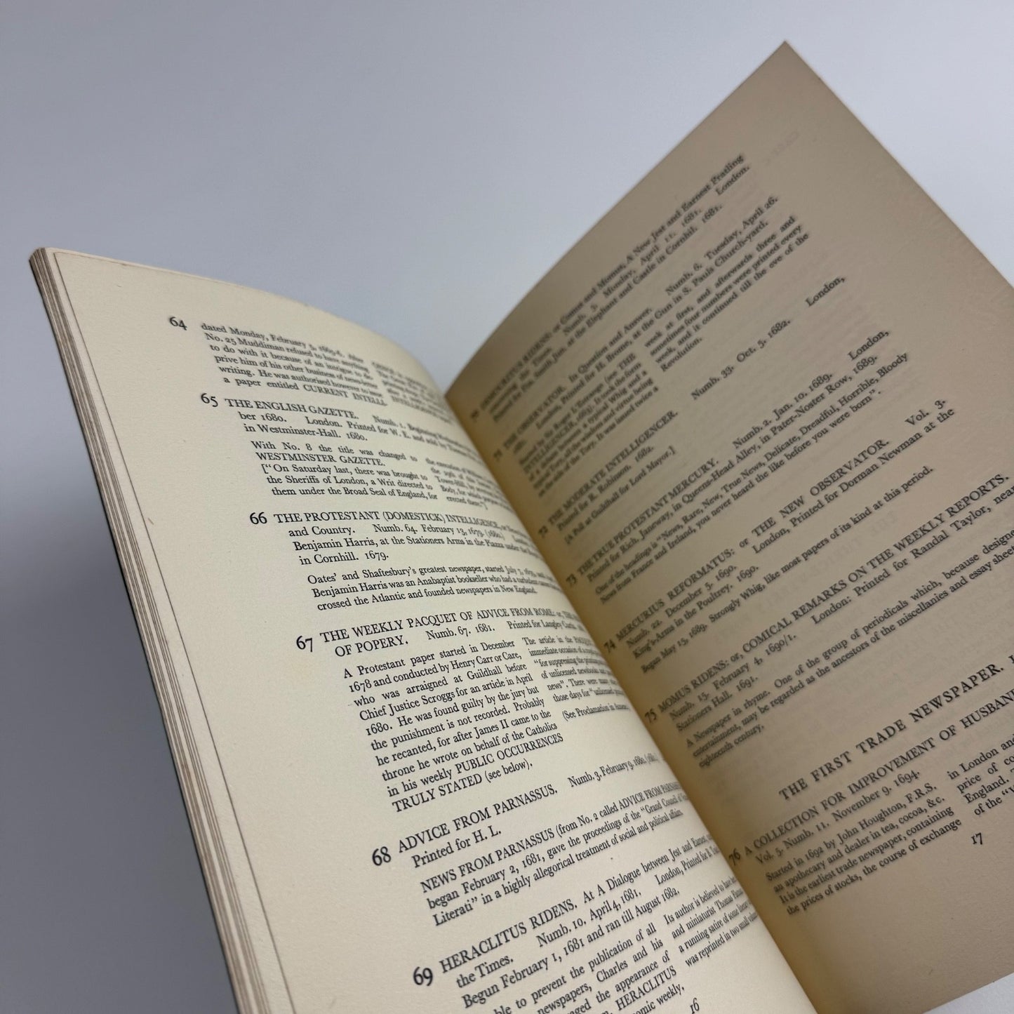 History of the English newspaper through three centuries held at The Old Court House | The Press Club 1932