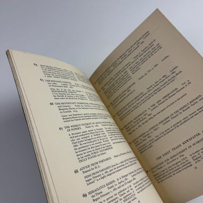 History of the English newspaper through three centuries held at The Old Court House | The Press Club 1932