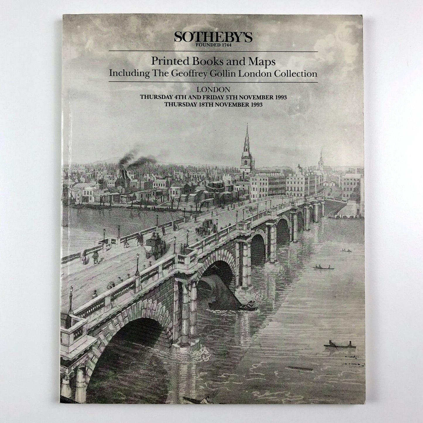 Printed Books and Maps | The Geoffrey Gollin London collection | Sotheby's, November 1993 catalogue