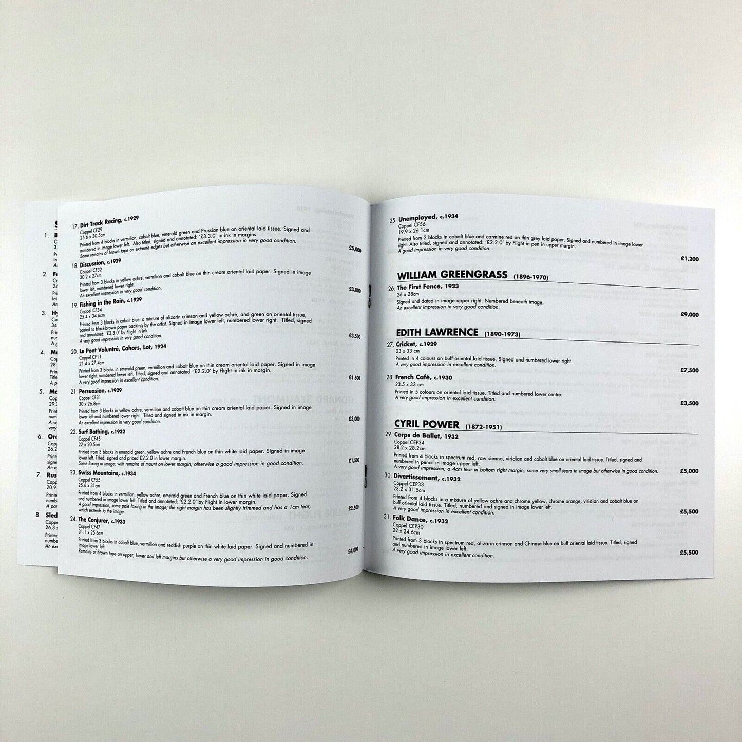 The Cutting Edge of Modernity. Linocuts of the Grosvenor School | Scolar Fine Art, 2002