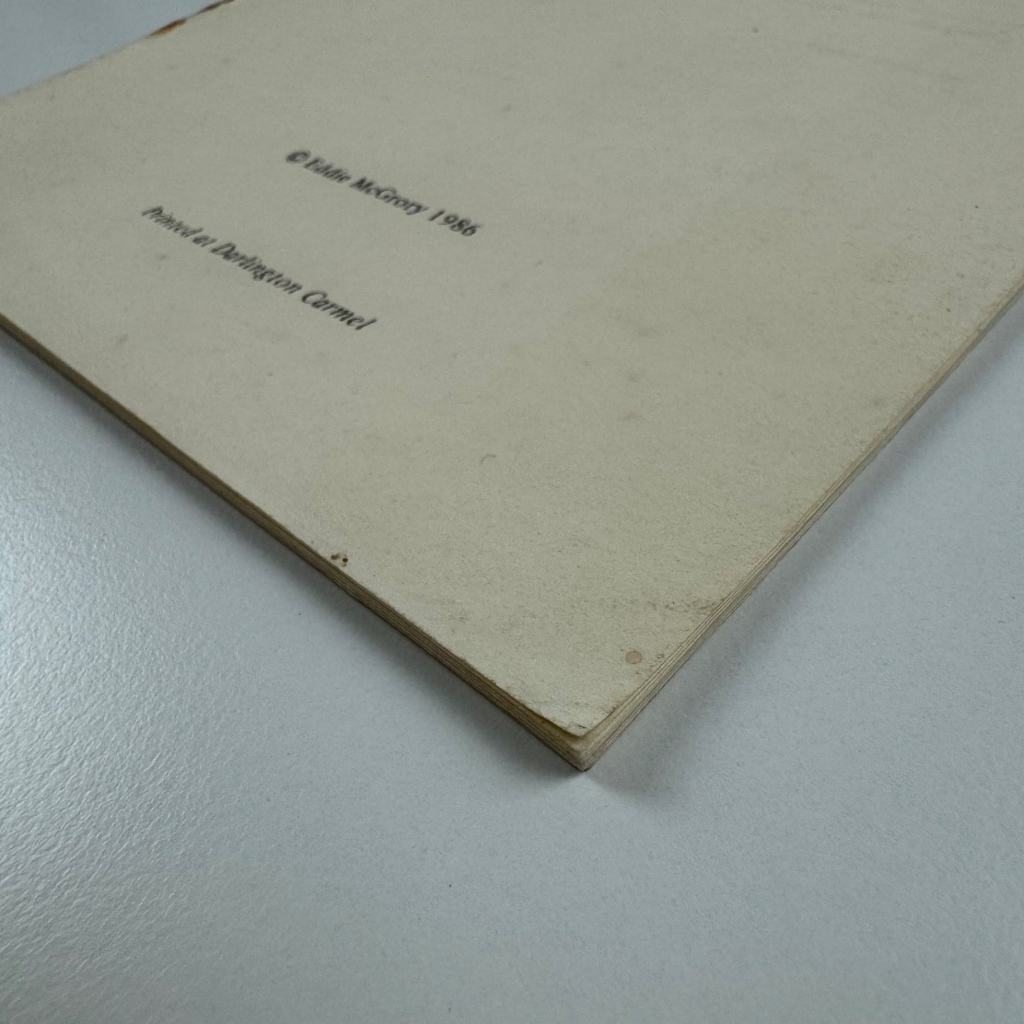 Pied Beauty. A Third Selection of Poems by Eddie McGrory signed 1986 to Lyn Le Grice