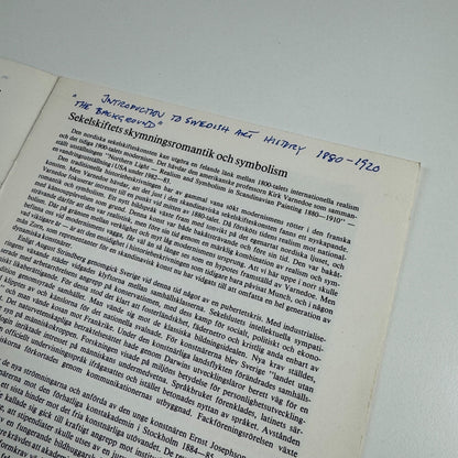 Leaflet Nationalromantik och symbolism | Swedish realism and symbolism 1880-1920 | Moser & Klang, Stockholm, 1983