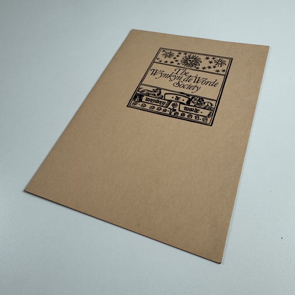 Lunch menu for The Wynkyn de Worde Society March 1981