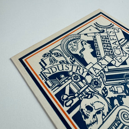 Small leaflet to promote Carlisle Art School evening classes, 1936