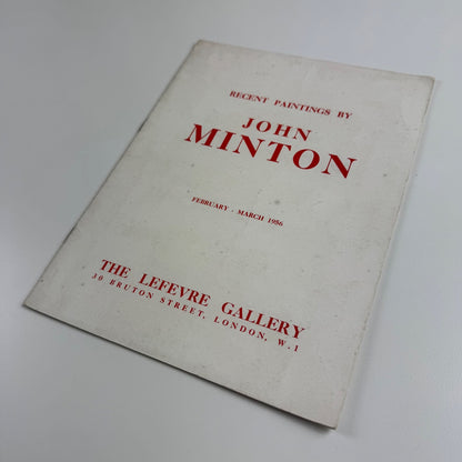 Recent Paintings by John Minton | Lefevre Gallery, London, 1956