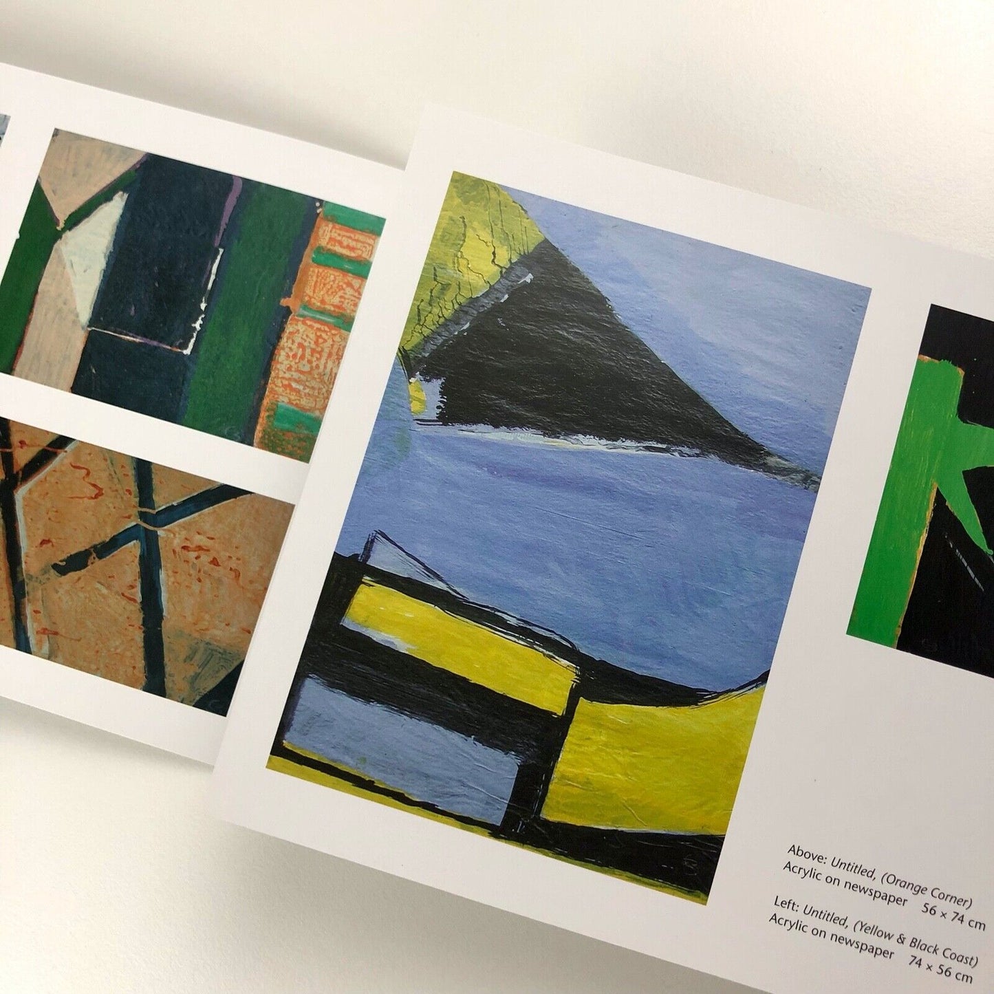Leaflet for Frank Beanland: Works On Paper | Belgrave Gallery St. Ives, 2007