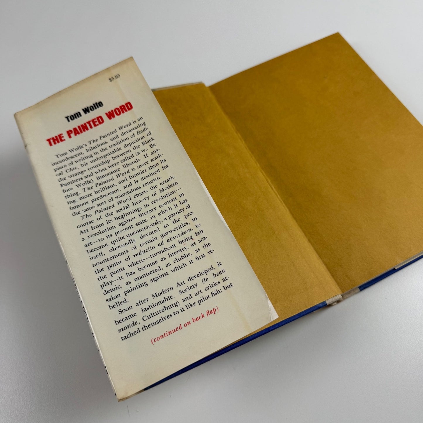 The Painted Word by Tom Wolfe | Farrar, Straus and Giroux, New York, 1975