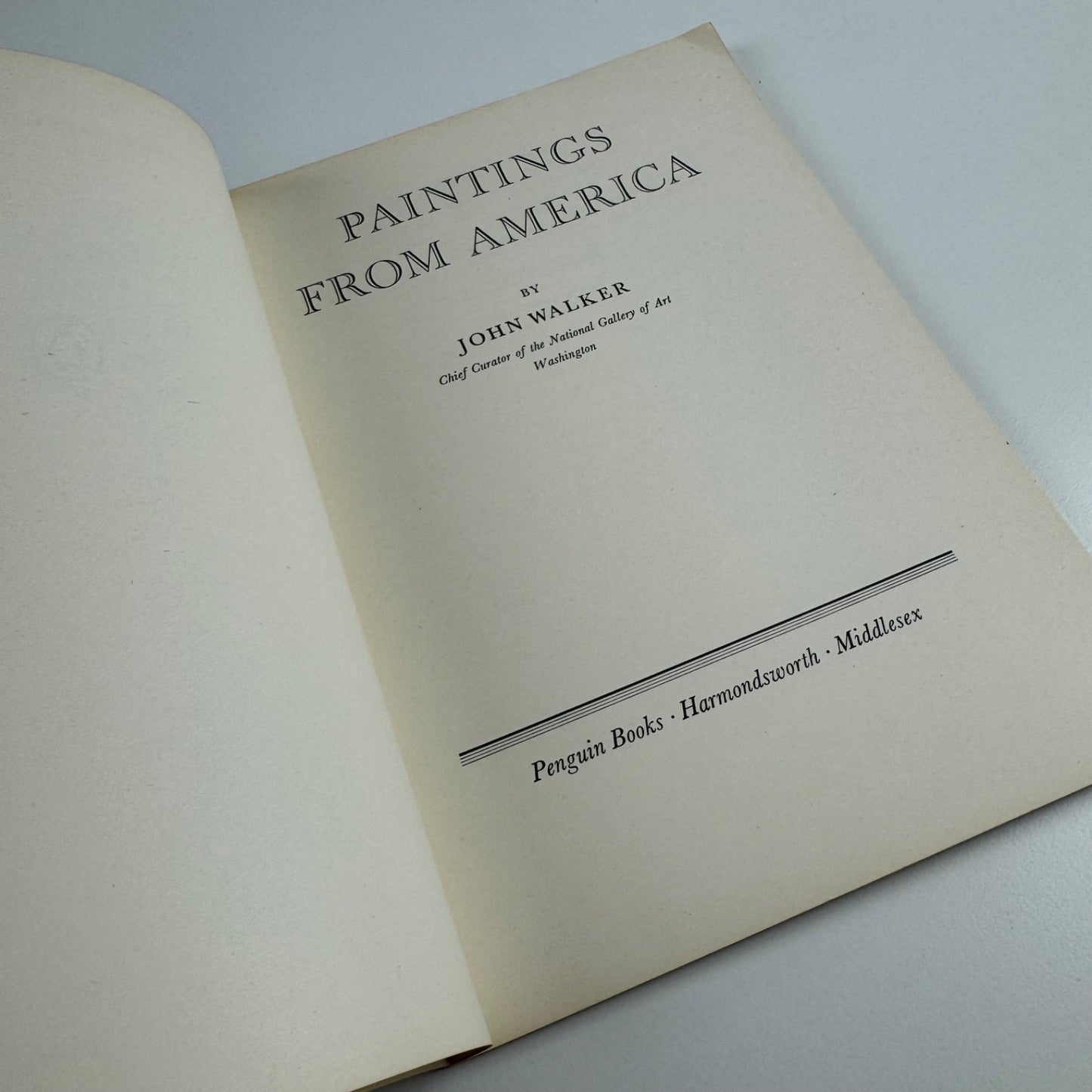 Paintings from America by John Walker | Penguin Books, 1951