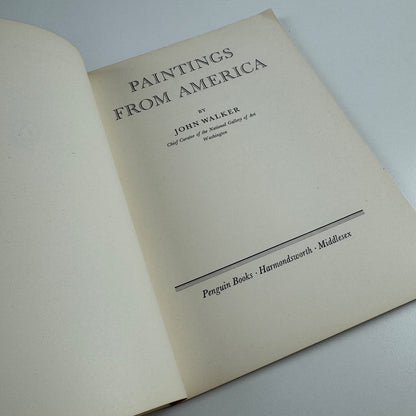 Paintings from America by John Walker | Penguin Books, 1951
