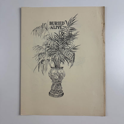 Prospectus for Buried Alive by Arnold Bennett | The Inky Parrot Press, 1985