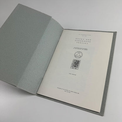 An introduction to the Doves and Ashendene Presses  illustrated from material in the National Art Library by Janet Skidmore | V&A Press, 1986