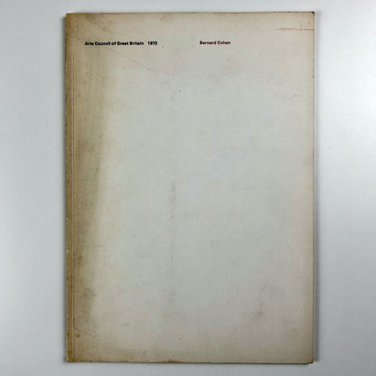 Bernard Cohen Paintings and drawings 1959-71 | Arts Council catalogue, 1972