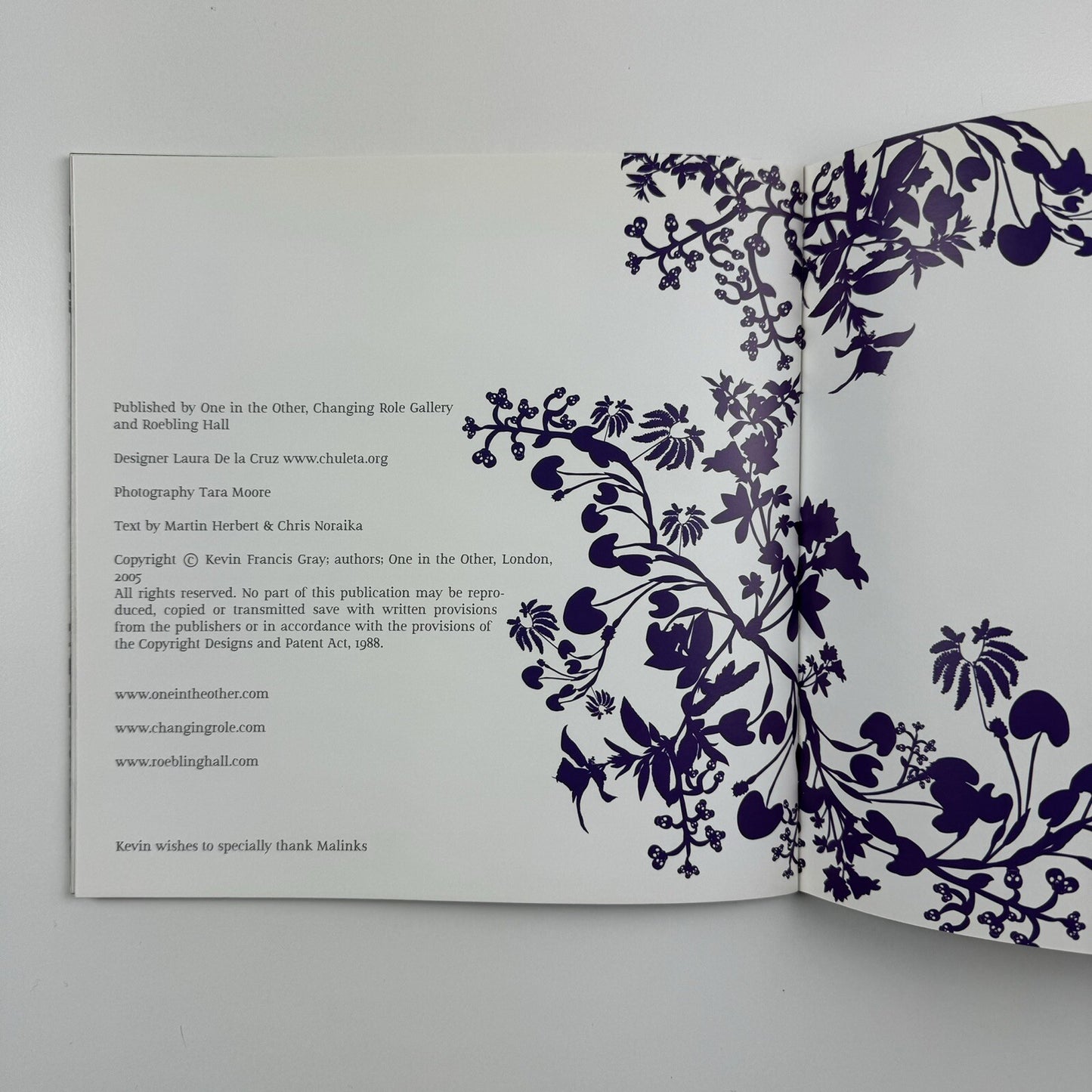Kevin Francis Gray | One in the Other London, 2005 exhibition catalogue