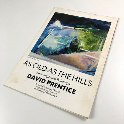 Dave Prentice – As Old As The Hills | University of Nottingham 1986-87 signed leaflet