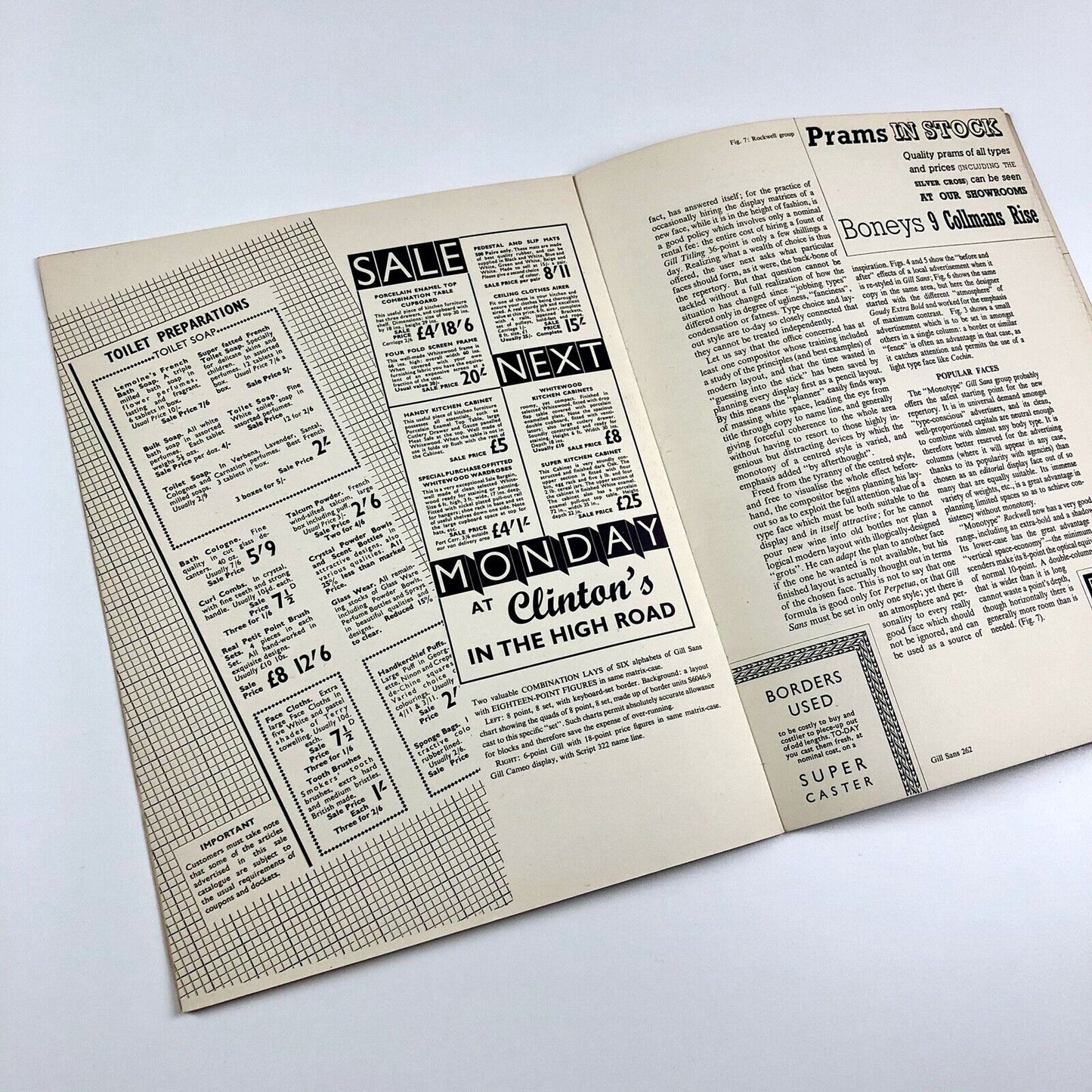 Re-Dressing the House-Set Advertisements | Reprinted from the Monotype Recorder
