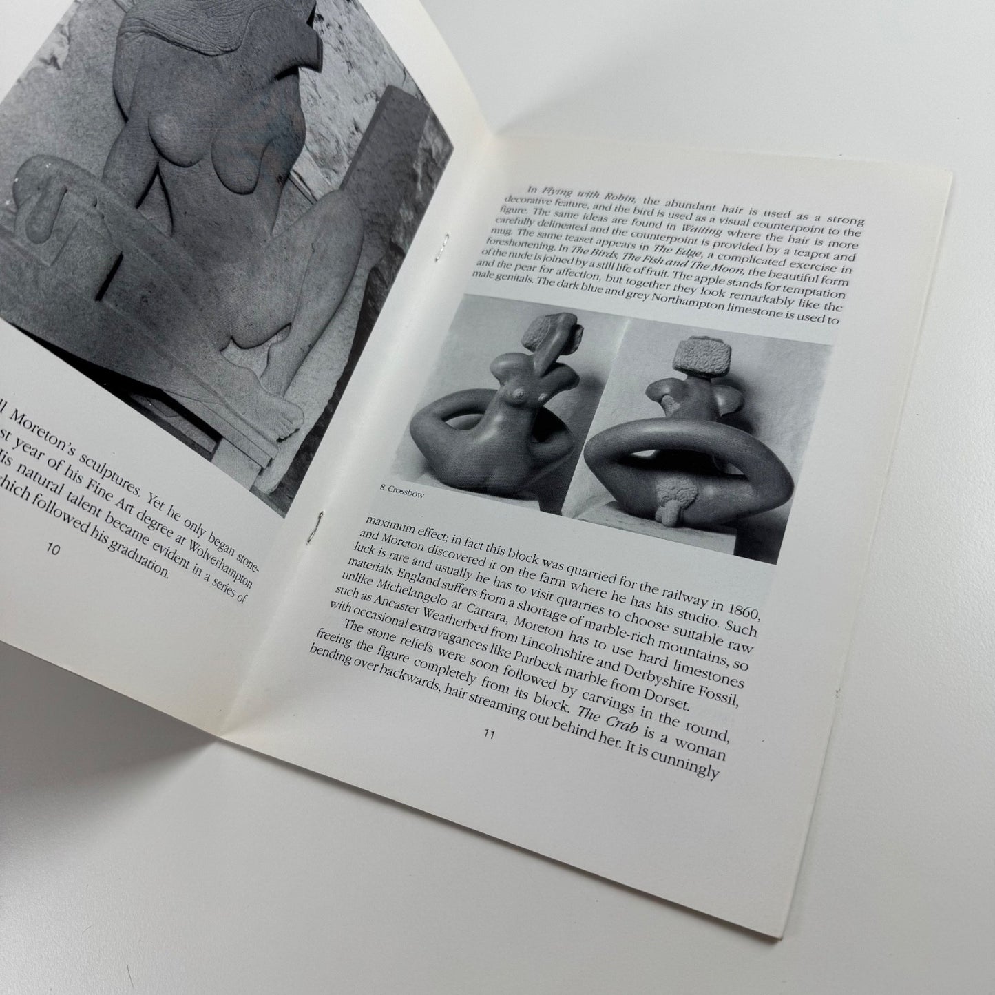 Nicolas Moreton. Stonecarving by Peter Webb | Goldmark Gallery, 1995