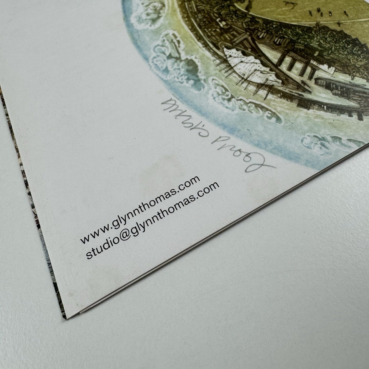 Glynn Thomas RE | Two leaflets on the artist, undated