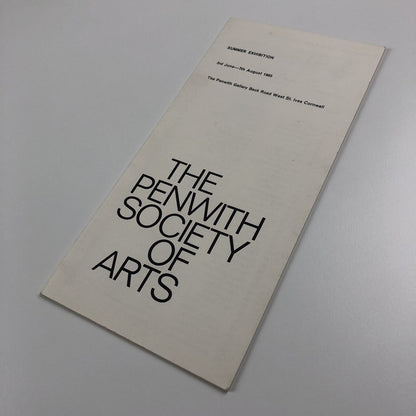 Folded card – The Penwith Society of Arts Summer Exhibition, 1965