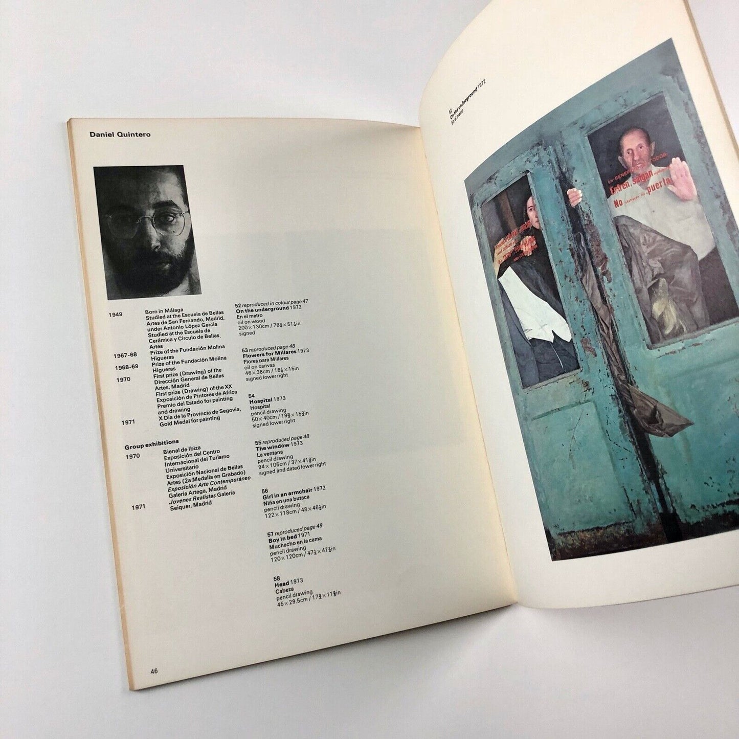 Contemporary Spanish Realists | Marlborough Fine Art (London) catalogue, 1973 - catalogue design by Gordon House