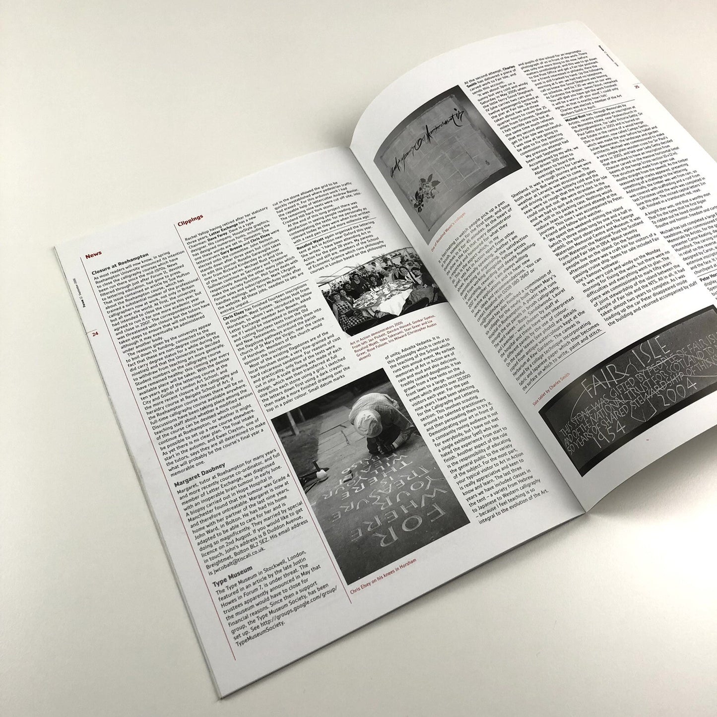Forum 12 Journal of Letter Exchange | Issue 12 September, 2006 | Art Deco lettering
