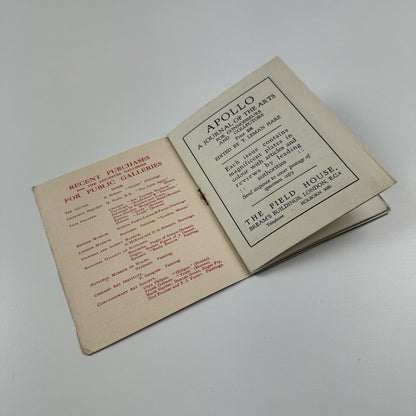 Jacob Epstein | The Leicester Galleries exhibition catalogue | Ernest Brown & Phillips, May 1933