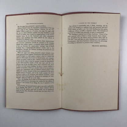 A Note on the Format – The Nonesuch Dickens | Nonesuch Press, 1937 | Text by Francis Meynell