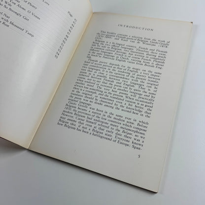 Lyra Belgica I. Two Flemish Poets. Guido Gezelle and Karel van de Woestijne | Belgian Government Information Center, New York, 1950
