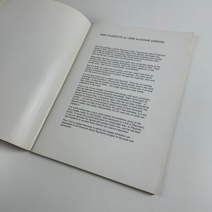 Enzo Plazzotta | Acquavella Galleries, New York, 1969