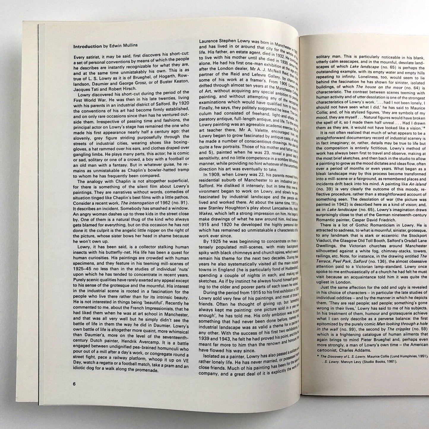 L. S. Lowry retrospective exhibition | Arts Council catalogue booklet, 1966