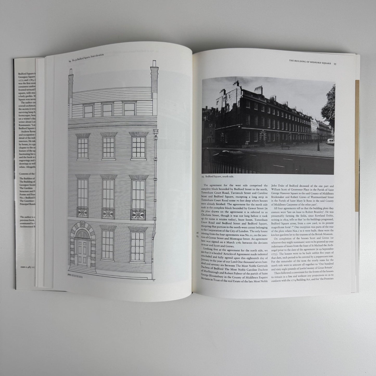 Bedford Square an architectural study by Andrew Byrne | Athone Press, 1990