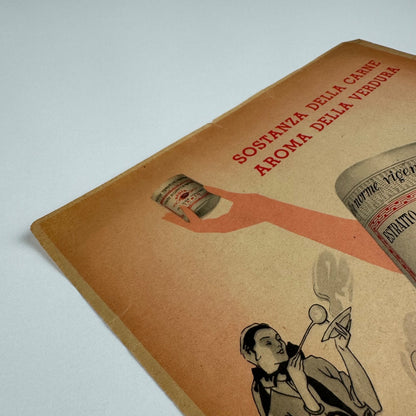 Liebig small paper advert Sàpis Compagnia Italiana Liebig 1937