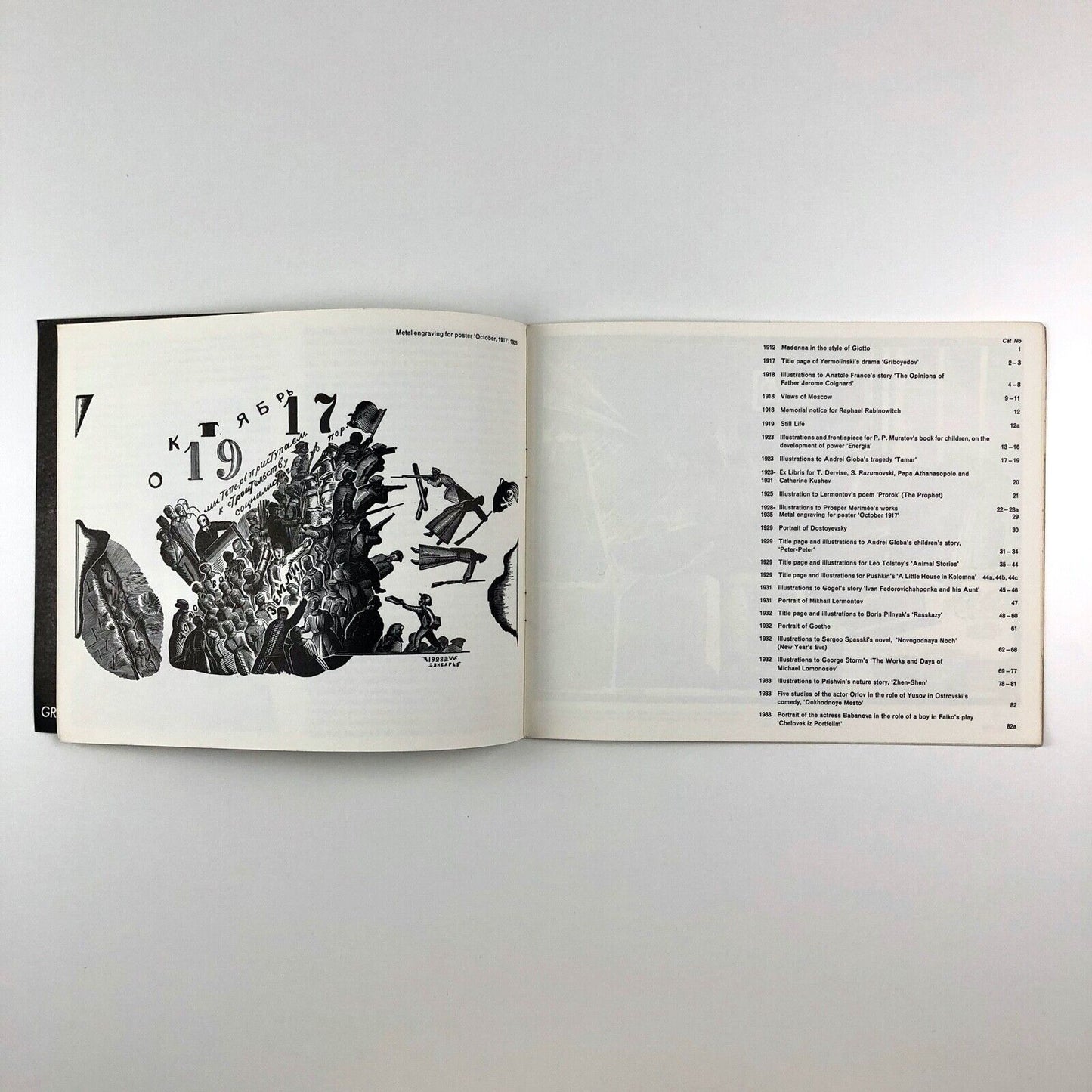 Favorsky: 50 Years of His Graphic Art 1912-1960 | Grosvenor Gallery, London Sevenarts 1962