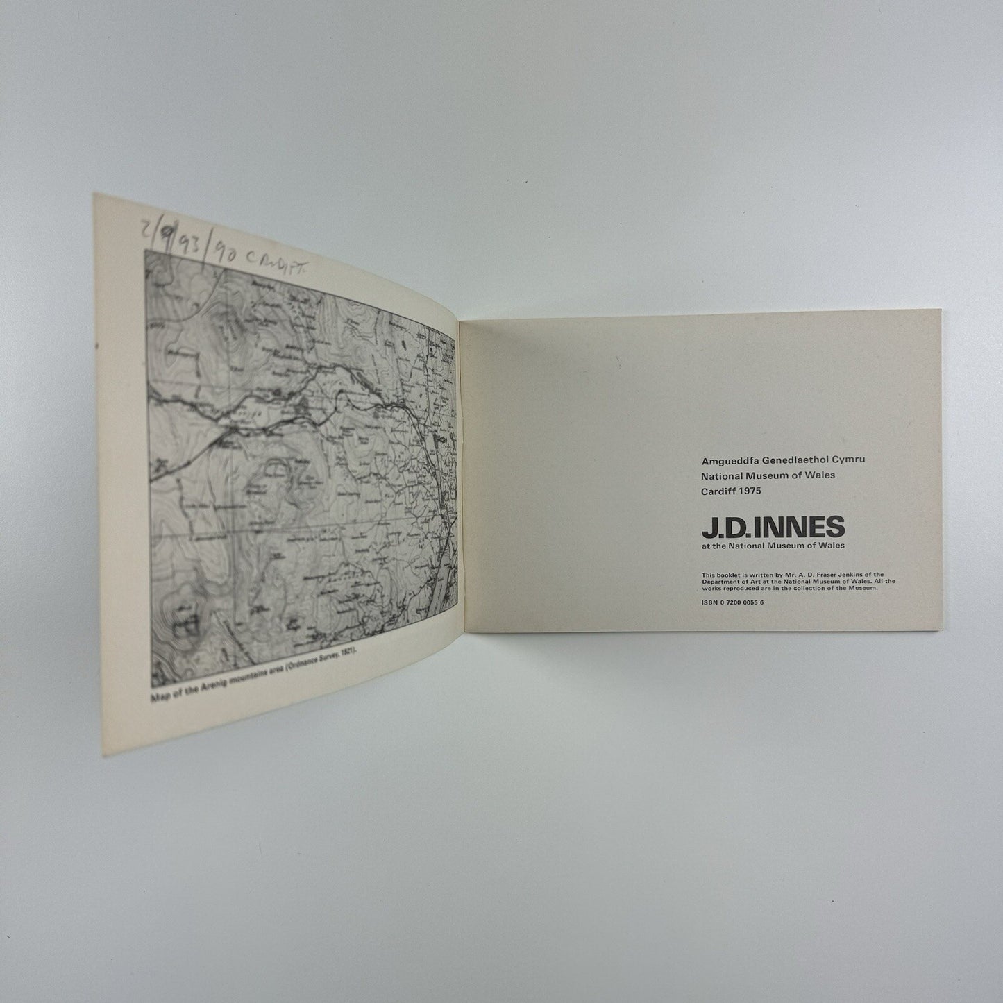 J.D. Innes | National Museum of Wales | A.D. Fraser Jenkins 1975 catalogue