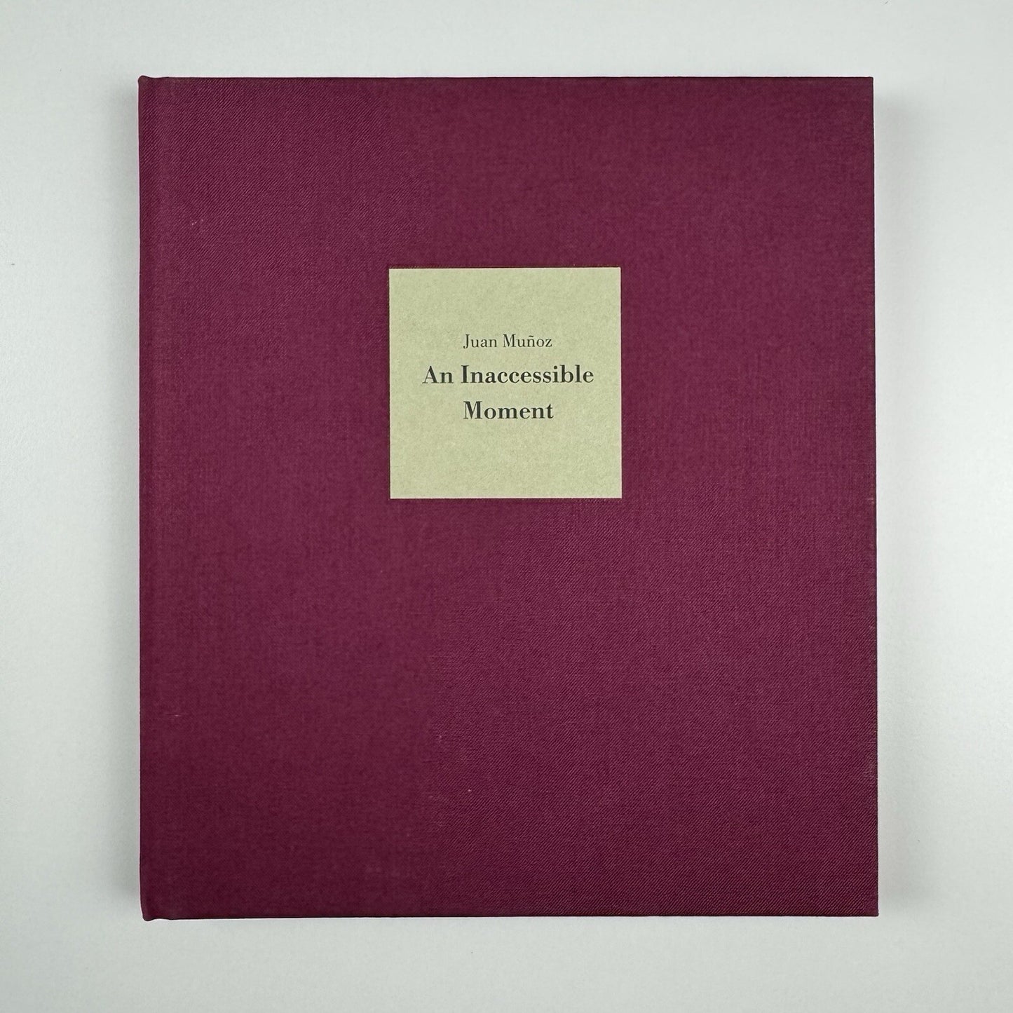 Juan Muñoz. An Inaccessible Moment | Frith Street Books, 2012