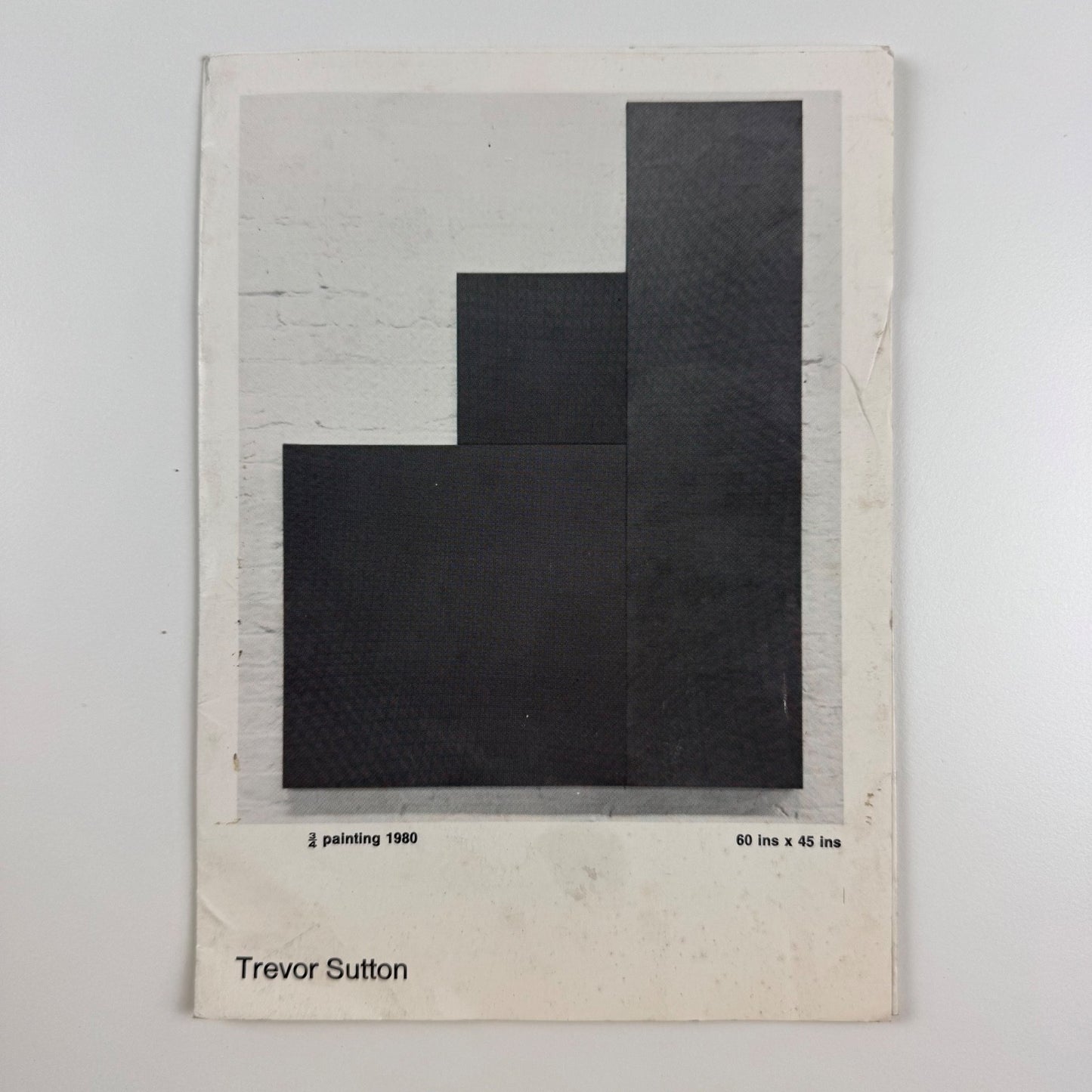 Folding card for Trevor Sutton | S. East Gallery, London, 1981