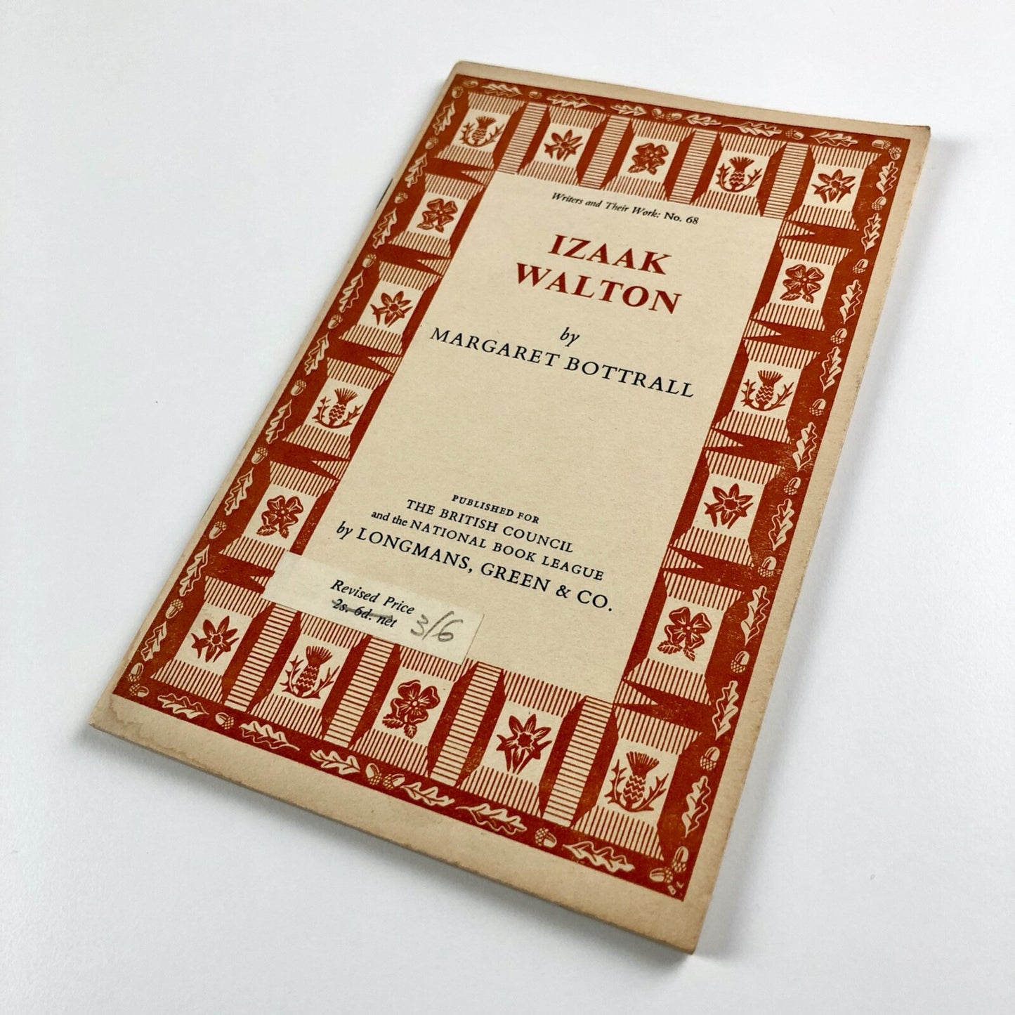 Izaak Walton by Margaret Bottrall | National Book League 1955, No 68