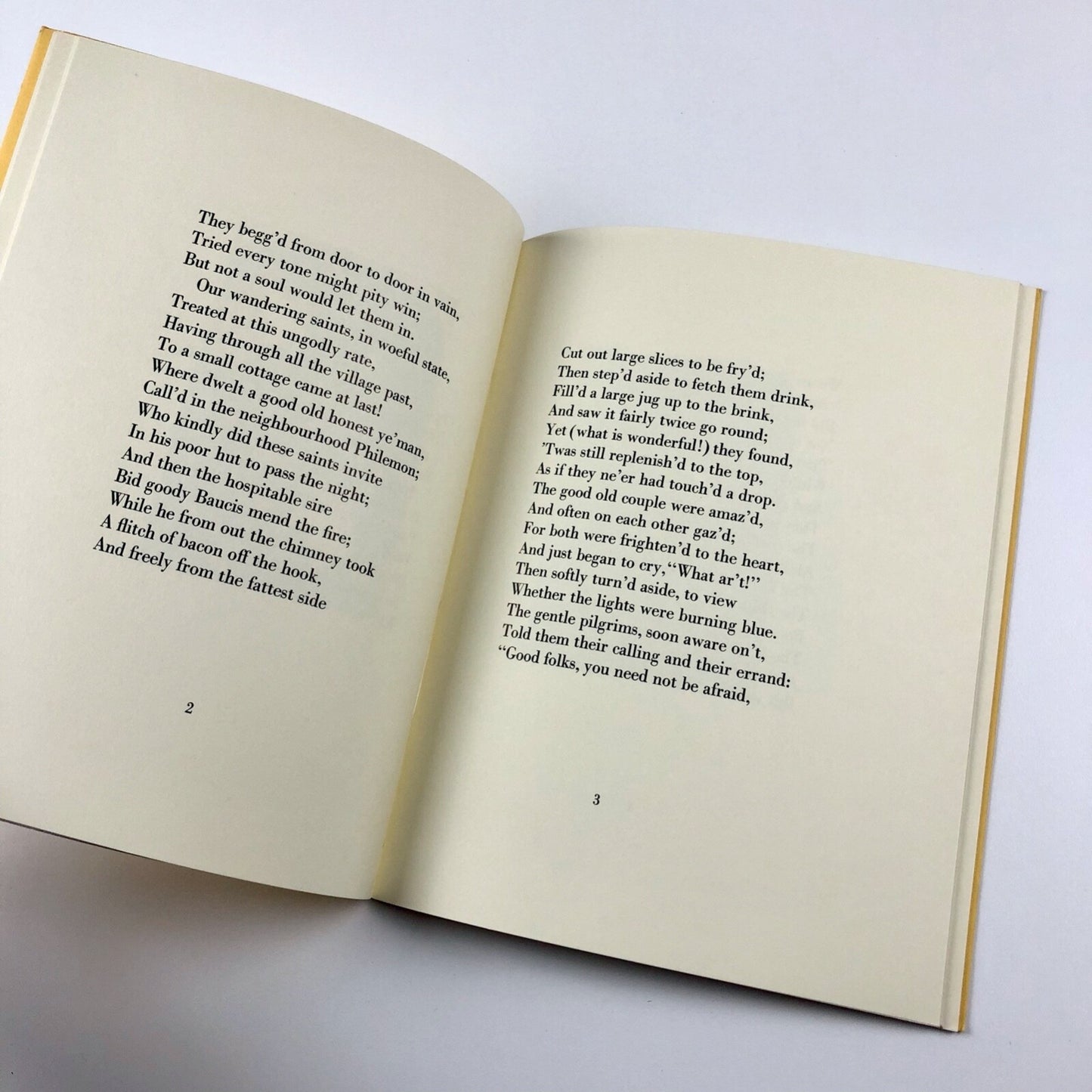 Baucis and Philemon by Jonathan Swift | Engravings and printed by Simon King, 1983