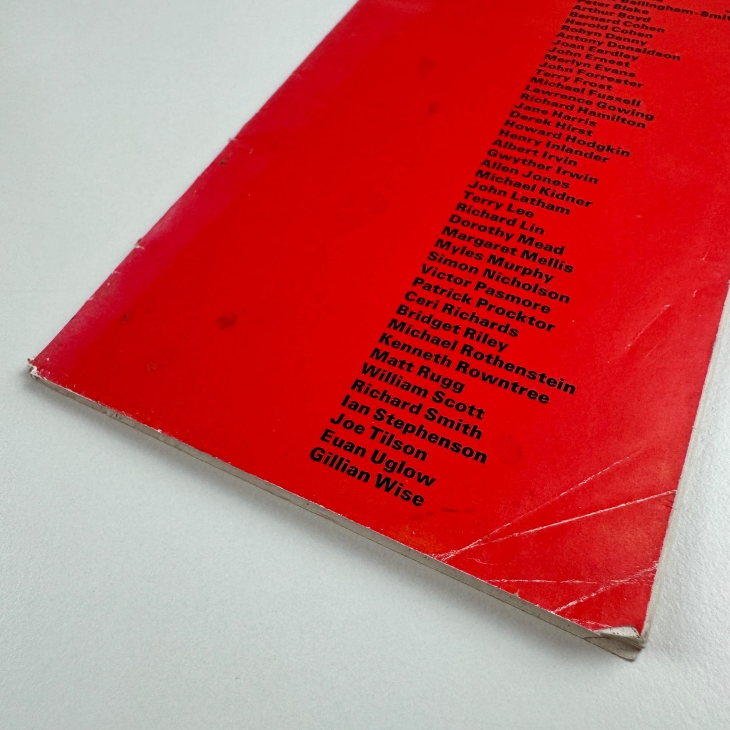 Leaflet New Painting 61-64 Arts Council, design by Gordon House